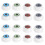 120Pcs Multi Plastic Round Eyes for Crochet Dolls and Stuffed Animals 1
