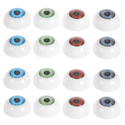 120Pcs Multi Plastic Round Eyes for Crochet Dolls and Stuffed Animals