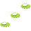 3Pcs Infant Shower Cap Green Soft Elastic Baby Bath Shampoo Shield 5