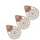 6Pcs DIY Sewing Needle Threaders Rose Gold Alloy Threading Devices 2