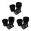 30Pcs Plastic Mesh Nursery Pots Hydroponic Planter Basket for Plants 8
