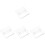 4Pcs Clear Acrylic Scraping Boards Reusable Paint and Art Tools 4