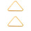 2Pcs Durable Golden Billiard Holder Triangle Rack for Pool Table Use 7