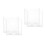 4Pcs Wall-Mounted Acrylic Brochure Rack Clear Document Organizer Stand 5