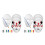 2Sets Paintable White Pulp Masks for DIY Crafts Full Face Plain Mask 8