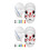 2Sets Paintable White Pulp Masks for DIY Crafts Full Face Plain Mask 9