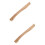2Pcs Handle Replacement Khaki Wood Handle Durable Grip 6