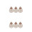6Pcs DIY Sewing Needle Threaders Rose Gold Alloy Threading Devices 4
