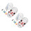 2Sets Paintable White Pulp Masks for DIY Crafts Full Face Plain Mask 7