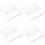4Pcs Clear Acrylic Scraping Boards Reusable Paint and Art Tools 7
