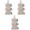 3Pcs Fire Extinguisher Fixing Strap Grey Nylon for Vehicle Mount 5