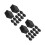 24Pcs Compact Storage Box for Men Women with Cushion 9