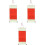 3Pcs Multi-Color Calligraphy Blank Scrolls for Painting and Wall Art 5