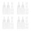 48Pcs Transparent Plastic Applicator Bottles with Fine Tips for Crafts 4