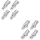 8Pcs Silver Copper Weight Add Thread Adjuster Dart Accessories 7