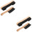 4Pcs Billiards Pool Table Cleaning Brushes Black Gentle Bristles Kit 7