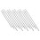 45Pcs Silver Stainless Steel Drawstring Threader Tool Set for Clothing 1