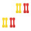 8Pcs Children’s Adorable Dumbbell Toy Tool Assorted 4