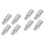 8Pcs Silver Copper Weight Add Thread Adjuster Dart Accessories 5
