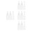 48Pcs Transparent Plastic Applicator Bottles with Fine Tips for Crafts 5