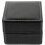 2Pcs Single Watch Box Black PU Portable Watch Storage Case 2