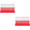 20Pcs Durable Red Plastic Scratch Off Tools for Tickets 7