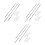 45Pcs Silver Stainless Steel Drawstring Threader Tool Set for Clothing 7