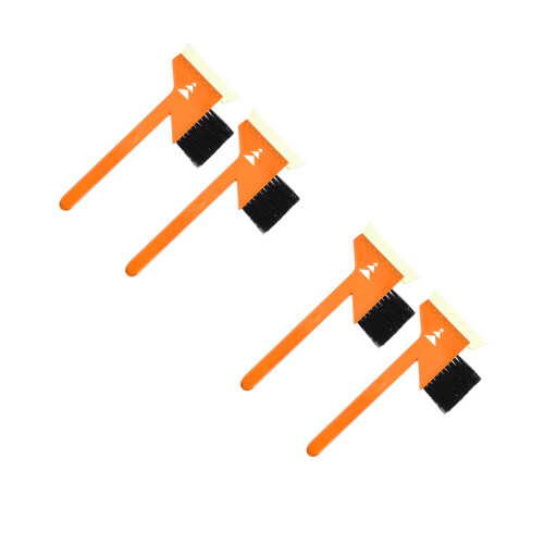 4Pcs Orange Car Snow ABS Brush Windshield Ice Removal Tool 2