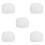 5Pcs Inflatable PVC Hat Shapers Lightweight Portable White Hat Holders 6
