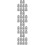 40Pcs Metal Wedges Silver Iron Durable Set 10