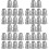 40Pcs Metal Wedges Silver Iron Durable Set 7
