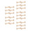 30Pcs Solid Wood Large Spools for Embroidery Crafts and Wire 4