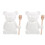 2Sets Bear Shape Ceramic Honey Jars with Wooden Mixing Dipper Stick 4