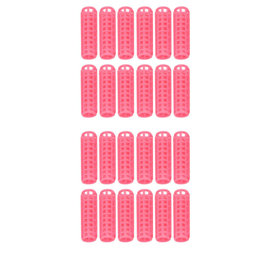 24 Pcs  Plastic DIY Hair Styling Roller Curlers Clips
