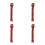 4St Drumsticktas Met Duurzame Dubbele Stoffen 4