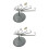 2Pcs Plastic Planetary Model Assorted Color Solar System Toy for Kids 4