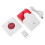 4Pcs Wireless Emergency Alert Devices White Call Buttons for Seniors 2
