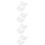 8Pcs White Plastic Baseball Cap Brim Insert Durable Hat Visor Shaper 9