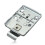 4X Metal snap finish Suitcase suitcase lock 30x43mm Silver 3