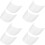 8Pcs White Plastic Baseball Cap Brim Insert Durable Hat Visor Shaper 6