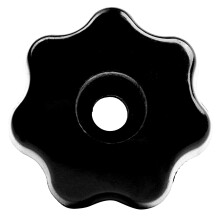 10 PièCes Boutons à PoignéE éToile Noire, Filetage Femelle DiamèTre 8 Mm, DiamèTre TêTe 40 Mm