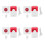 4Pcs Wireless Emergency Alert Devices White Call Buttons for Seniors 3