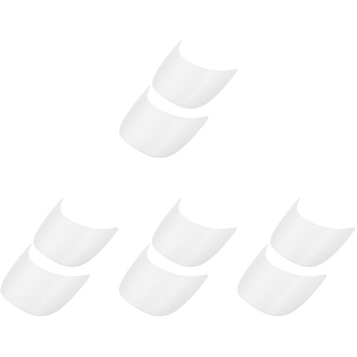 8Pcs White Plastic Baseball Cap Brim Insert Durable Hat Visor Shaper 2