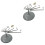 2Pcs Plastic Planetary Model Assorted Color Solar System Toy for Kids 3