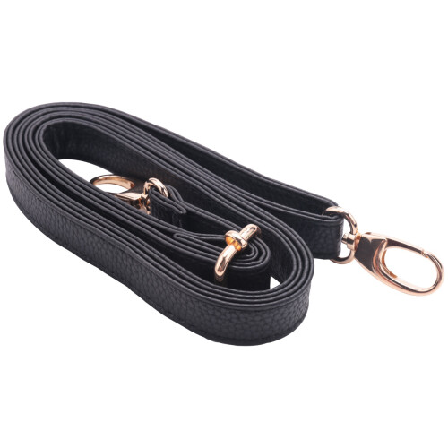 2X DIY Replacement Leather Bag Shoulder Strap Handle  Body Adjustable 140 x 2cm, Black 1