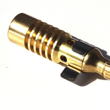 Brass Gas Torch with 1300 Flame Adjustable for BBQ & Welding