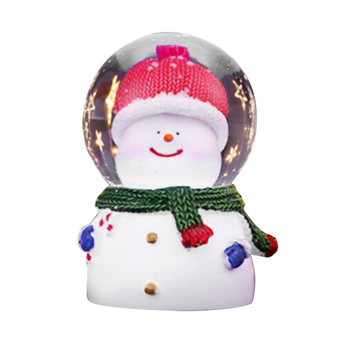 Weihnachts-Schneekugel, Farbwechsel, beleuchtet, 1
