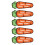 Multifunktionaler Topfdeckelhalter in Karottenform,-Orange 1