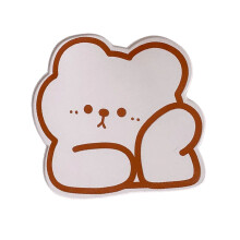 Dishwasher Safe Flexible Coasters Heat Resistant Acrylic-brown