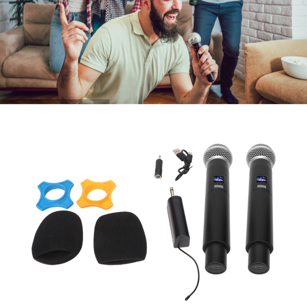 Wireless Microphone System For Singing & Karaoke, 700-800Mhz 9371371937990